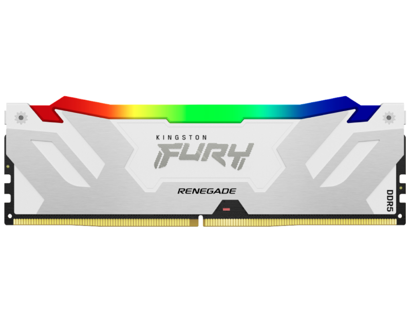 Kingston 16GB FURY Renegade Silver/White RGB XMP DIMM DDR5-7600MT/s, KF576C38RWA-16