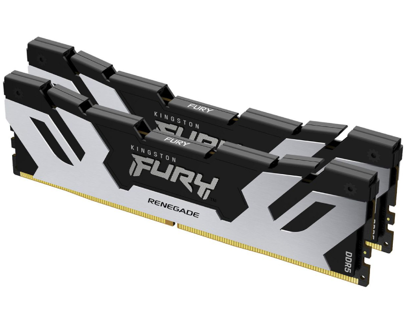 Kingston 32GB FURY Renegade Silver/Black XMP DIMM DDR5-8000MT/s, KF580C38RSK2-32