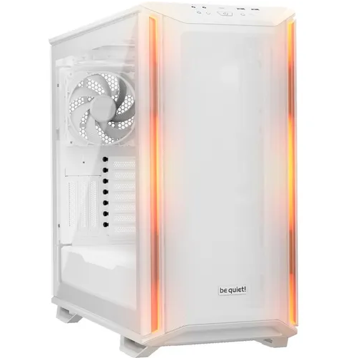 DARK BASE 700 White, MB compatibility: E-ATX / ATX / M-ATX / Mini-ITX, Three pre-installed be quiet! Silent Wings 4 140mm fans, PWM and ARGB Hub for up to 8 PWM fans and 2 ARGB components