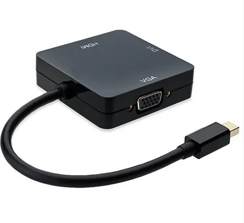 E-Green Mini DisplayPort (M) - DVI-I Dual Link (F) crni