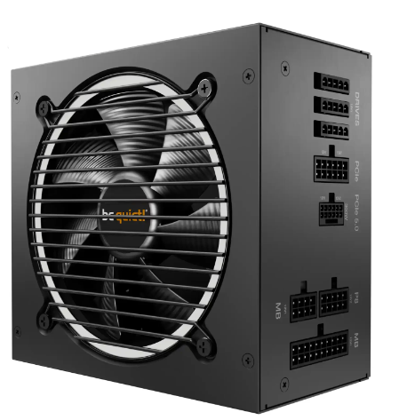 PURE POWER 12 M 550W, 80 PLUS Gold efficiency (up to 92.8%), ATX 3.0 PSU with full support for PCIe 5.0 GPUs and GPUs with 6+2 pin connector, Exceptionally silent 120mm be quiet! fan