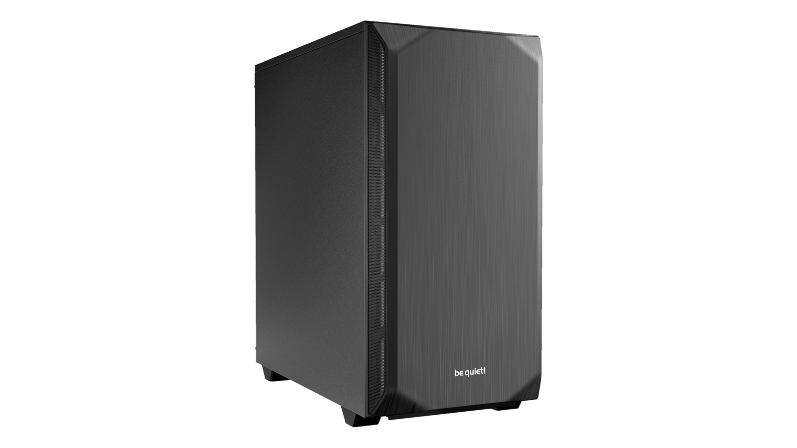 PURE BASE 500 Black, MB compatibility: ATX / M-ATX / Mini-ITX, Two pre-installed be quiet! Pure Wings 2 140mm fans, Ready for water cooling radiators up to 360mm