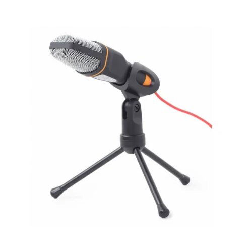 Gembird Omni-directional Microphone with Tripod, 3.5mm Connector, Black