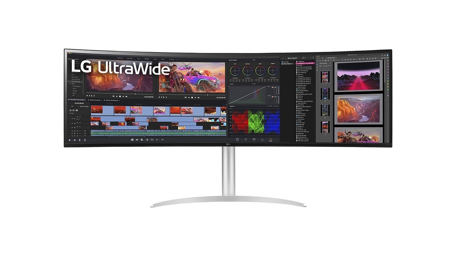 LG Monitor 49" UltraWide 49WQ95C-W