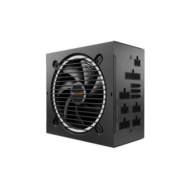 PURE POWER 12 M 1000W, 80 PLUS Gold efficiency (up to 93.1%), ATX 3.0 PSU with full support for PCIe 5.0 GPUs and GPUs with 6+2 pin connectors, Exceptionally silent 120mm be quiet! fan