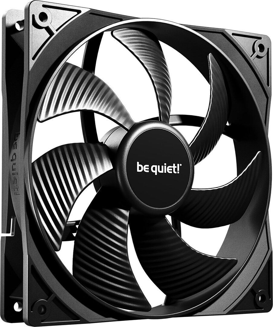 Pure Wings 3 140mm, Fan speed up to 1200rpm, Noise level 21.9 dB, 3-pin connector, Airflow (57.4 cfm / 97.5 m3/h)