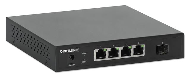 Intellinet Switch 5-Port Neupravljiv 4 x 2.5G 1 SFP+ Uplink,562058