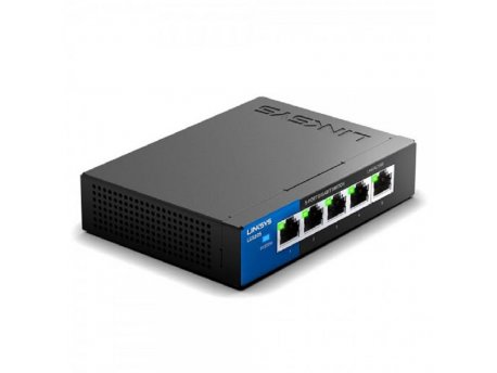 LINKSYS Unmanaged Gigabit Switch 5x10/100/1000, retail pak. LGS105-EU-RTL