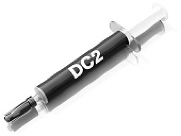 Thermal Grease DC2, 3g capacity, Very high thermal conductivity of 7.5W/mK, Wide temperature range from -20°C to +120°C