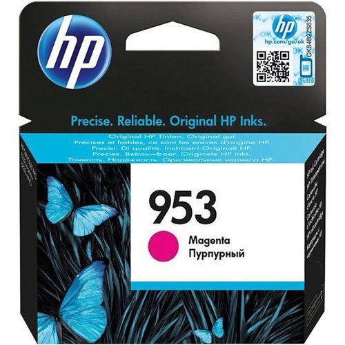 HP 953 Magenta Original Ink Cartridge, F6U13AE