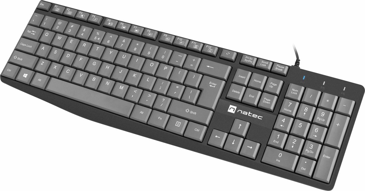 Natec Tastatura NAUTILUS Slim Multimedia NKL-1507