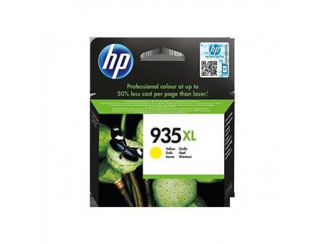 HP 935XL High Yield Yellow Original Ink Cartridge, C2P26AE