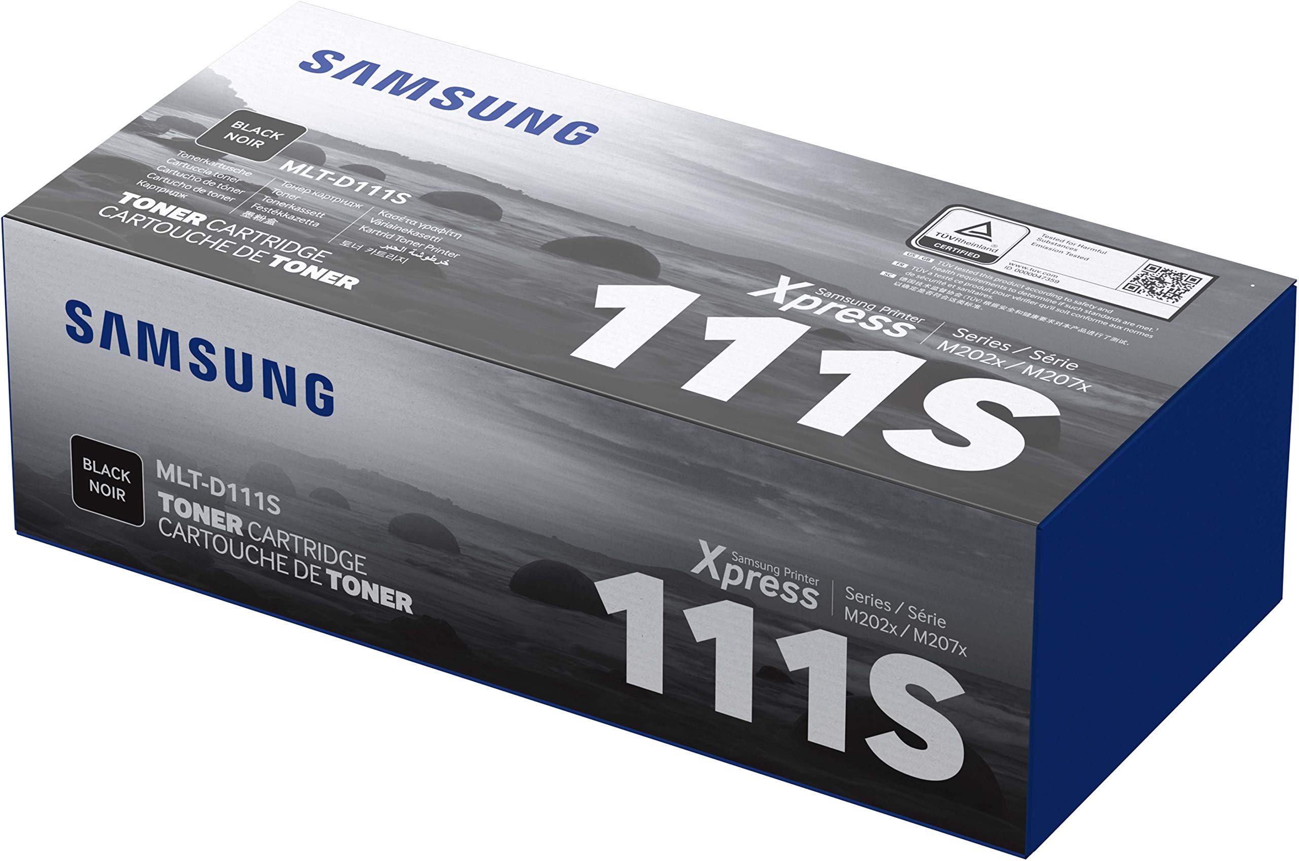 Samsung MLT-D111S Black Toner Cartridge, SU810A