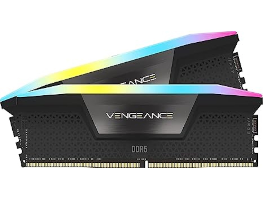 CORSAIR VENGEANCE 64GB(2x32GB) DDR5-6000MHz CL30 1.4V RGB, CMH64GX5M2B6000C30