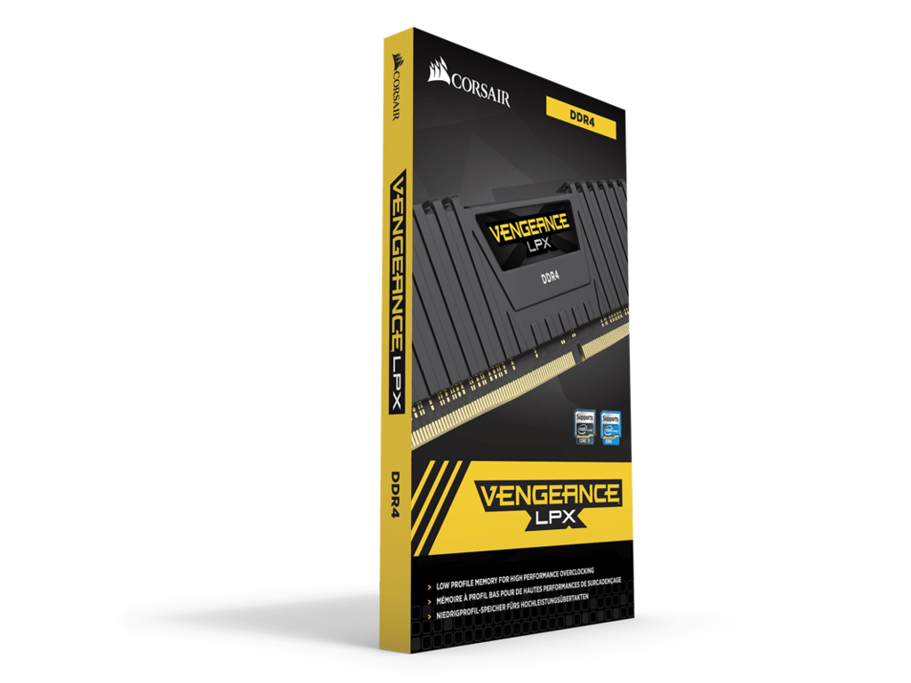 CORSAIR VENGEANCE 8GB DDR4-3200MHz C16 1.35V, CMK8GX4M1E3200C16