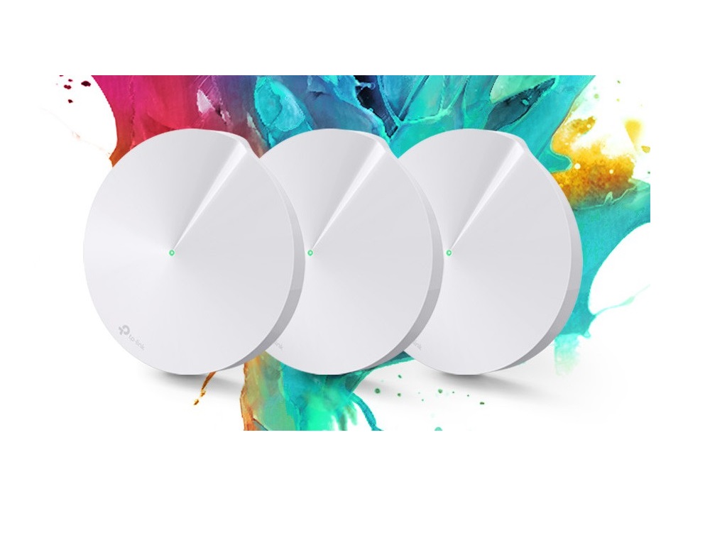 TP-LINK Mrežni mesh sistem DECO M5(3-PACK) Wi-Fi/AC1300/867Mbps/400Mbps/2x GLAN/4 antene,DECO M5(3-PACK)