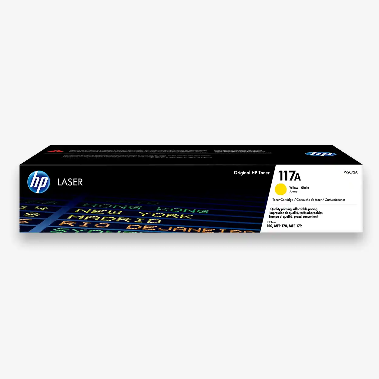 HP 117A Yellow Original Laser Toner Cartridge, W2072A