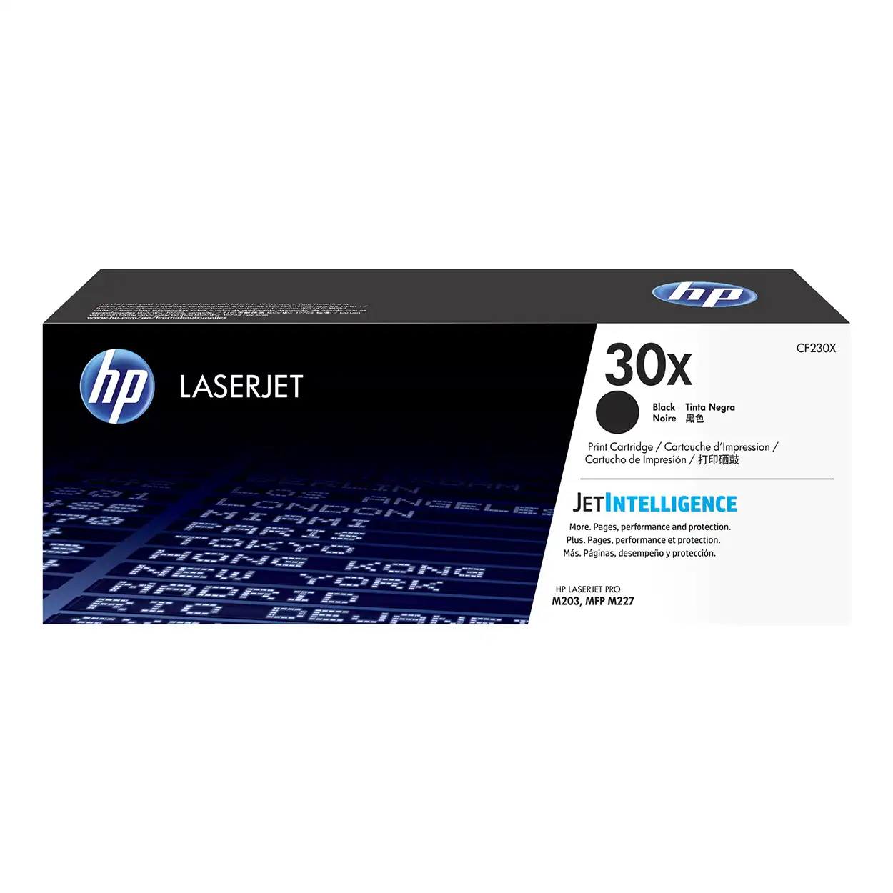 HP 30X High Yield Black Original LaserJet Toner Cartridge, CF230X