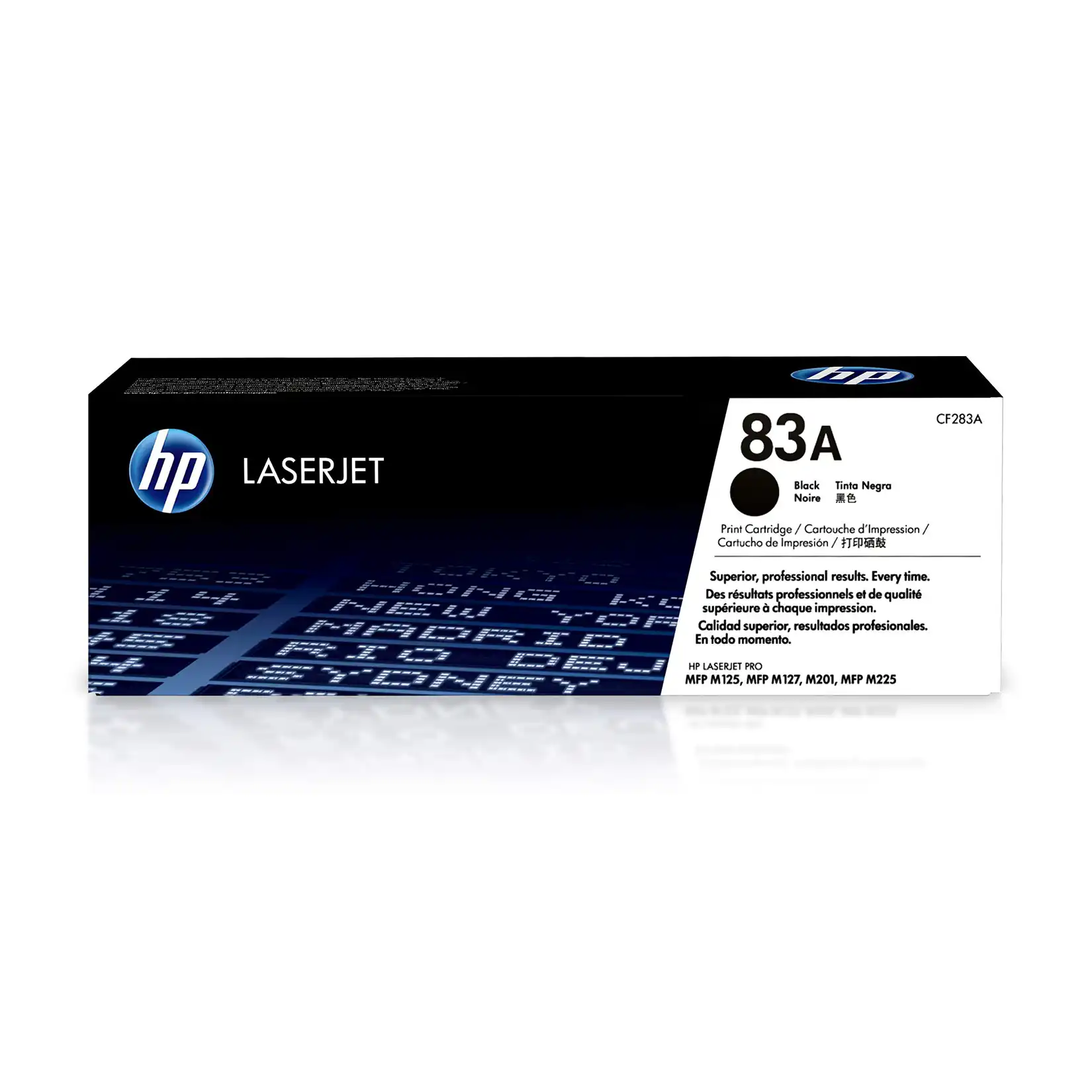 HP 83A Black Original LaserJet Toner Cartridge, CF283A