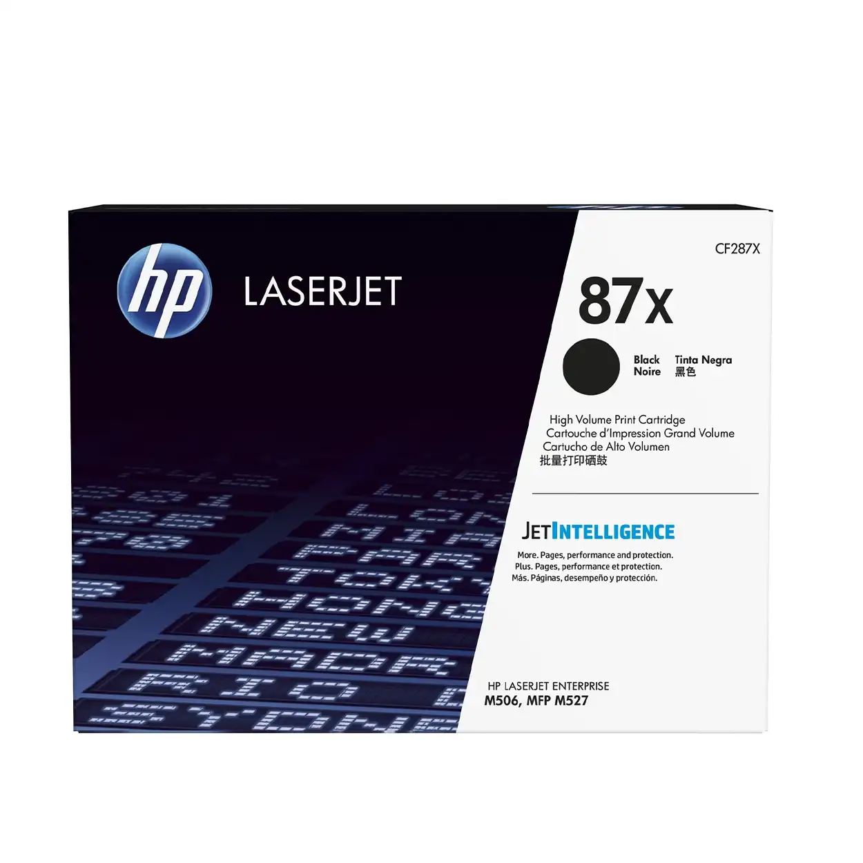 HP 87X High Yield Black Original LaserJet Toner Cartridge, CF287X