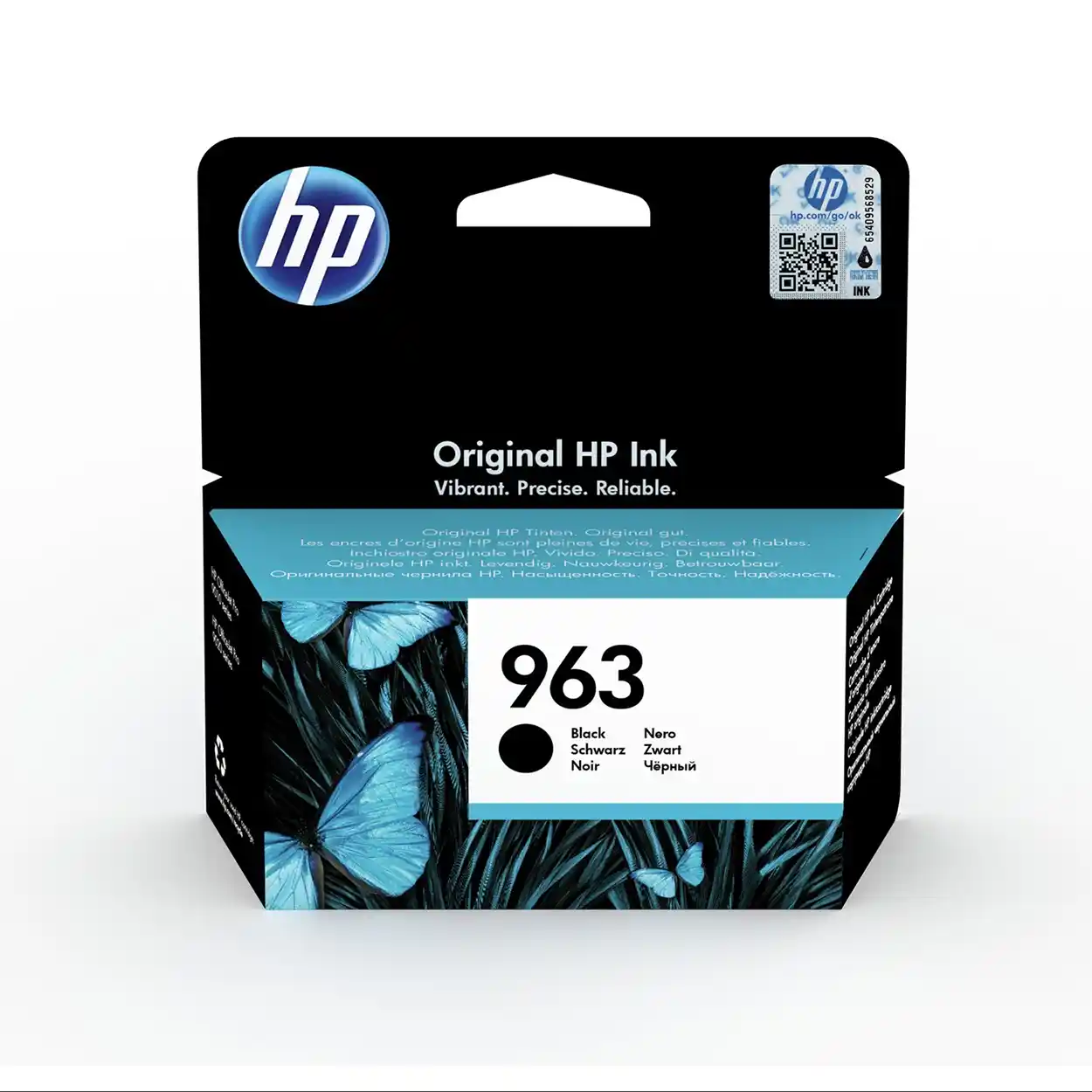 HP 963 Black Original Ink Cartridge, 3JA26AE