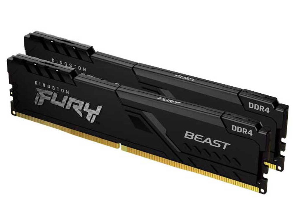 KINGSTON FURY Beast 32GB(2x16GB) DIMM DDR4-3200MHz CL16, KF432C16BB1K2/32