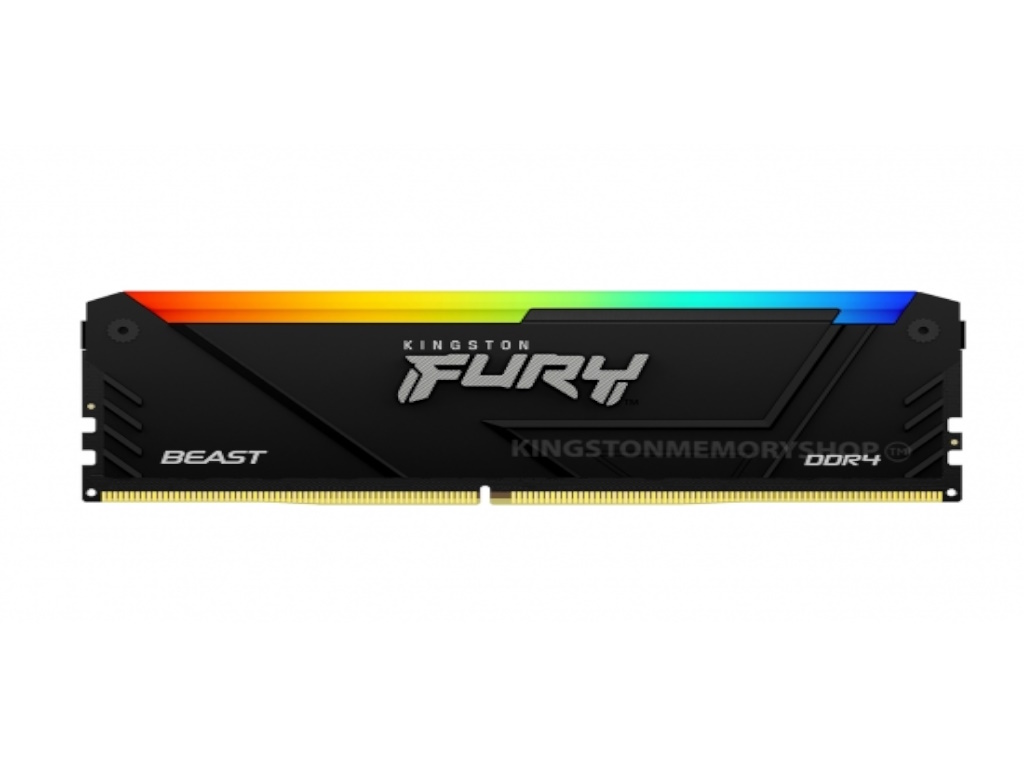 KINGSTON FURY Beast RGB 32GB(2x16GB) DIMM DDR4-3200MHz CL16, KF432C16BB2AK2/32