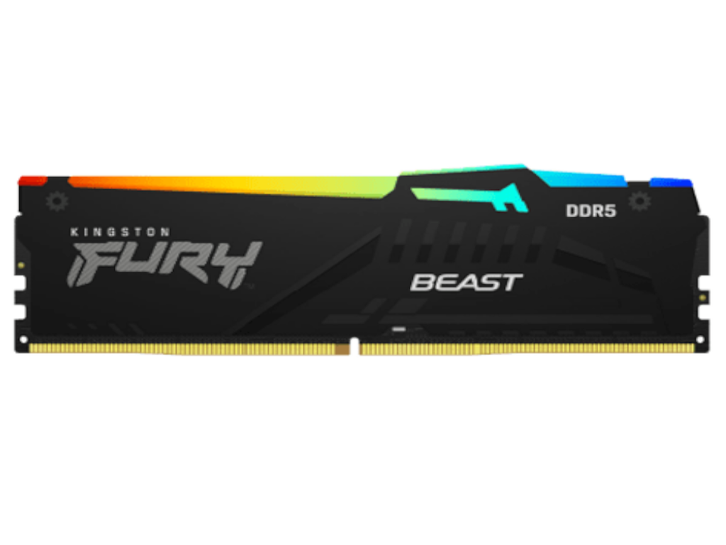 KINGSTON FURY Beast RGB XMP 32GB DIMM DDR5-5200MHz CL40, KF552C40BBA-32.E