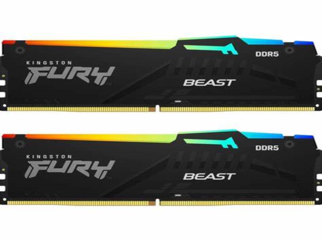 KINGSTON FURY Beast RGB EXPO 64GB(2x32GB) DIMM DDR5-6000MHz CL36, KF560C36BBEAK2-64