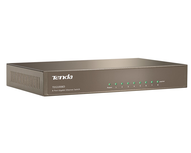 Tenda TEG1008D 8-Port Gigabit Desktop Switch,6932849431025