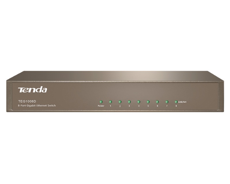 Tenda TEG1008D 8-Port Gigabit Desktop Switch,6932849431025