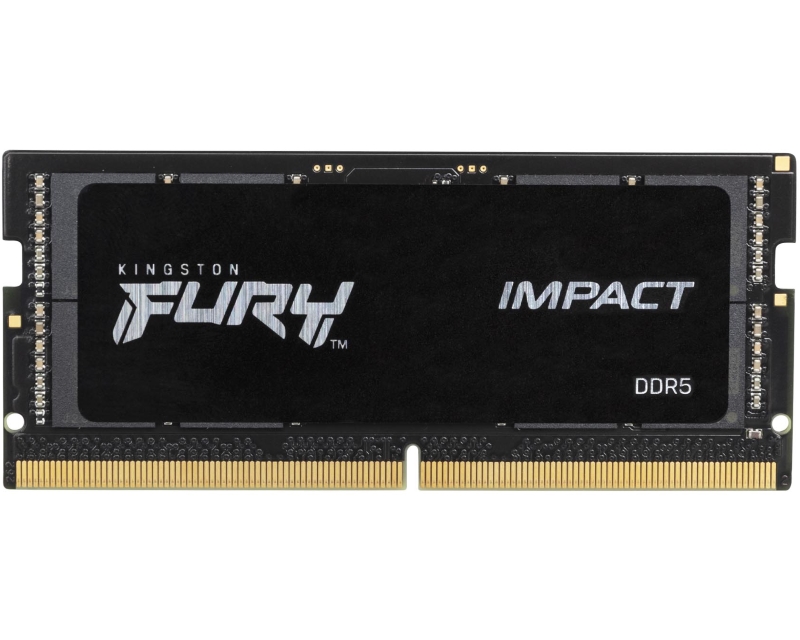 Kingston Fury Impact black 32GB DDR5-4800Mhz SODIMM, KF548S38IB-32