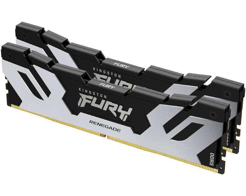 Kingston FURY Renegade Silver/Black XMP DIMM DDR5-6000Mhz, KF560C32RSK2-96