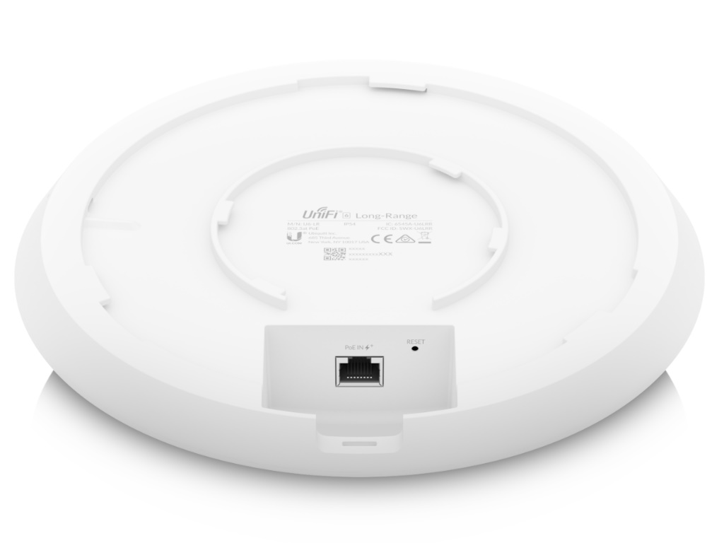 Access Point UBIQUITI WiFi 6 Long Range bela,U6-LR