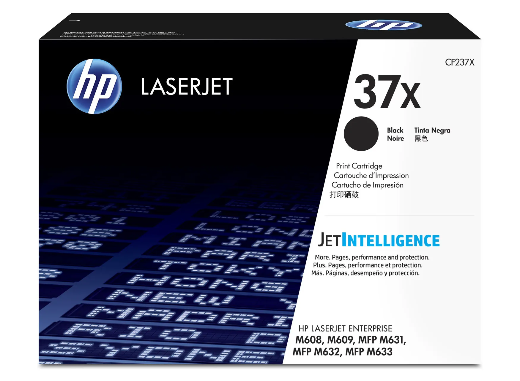 HP 37X High Yield Black Original LaserJet Toner Cartridge , CF237X