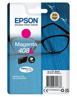 EPSON mastilo DURABrite Ultra Magenta – 408/408L, C13T09K34010