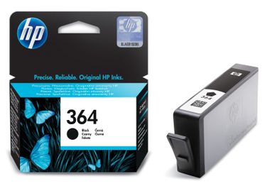 HP 364 Black Original Ink Cartridge, CB316EE