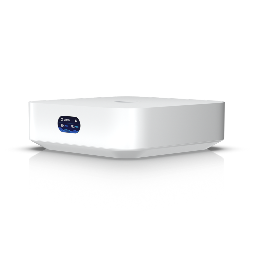 Ubiquiti Plug & play scalable WiFi6 mesh system with integrated UniFiGateway and up to 1500+ sqft cove,UX-EU