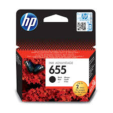 HP 655 Black Original Ink Advantage Cartridge, CZ109AE