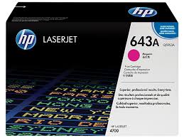 HP 643A Magenta Original LaserJet Toner Cartridge, Q5953A