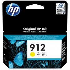 HP 912 Yellow Original Ink Cartridge, 3YL79AE