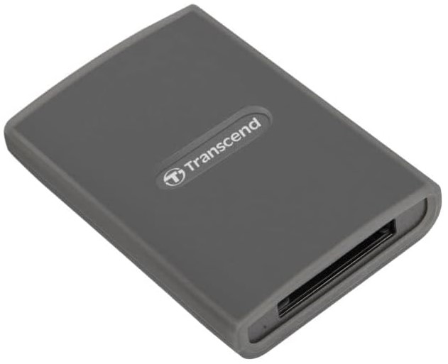 Transcend CFexpress Type-B Card Reader, USB 3.2 Gen 2x2 (20Gb/s), USB Type-A & Type-C Cables,TS-RDE2