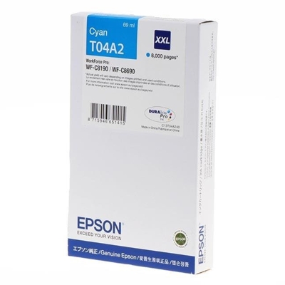 EPSON WF-C8190 / WF-C8690 Ink Cartridge XXL Cyan, C13T04A240