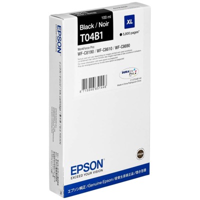 EPSON WF-C81xx / WF-C86xx Ink Cartridge XL Black, C13T04B140