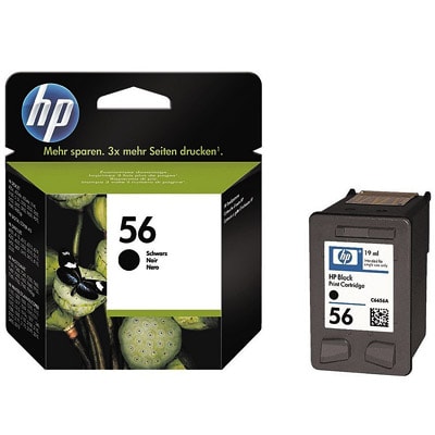 HP 56 Black Original Ink Cartridge, C6656AE