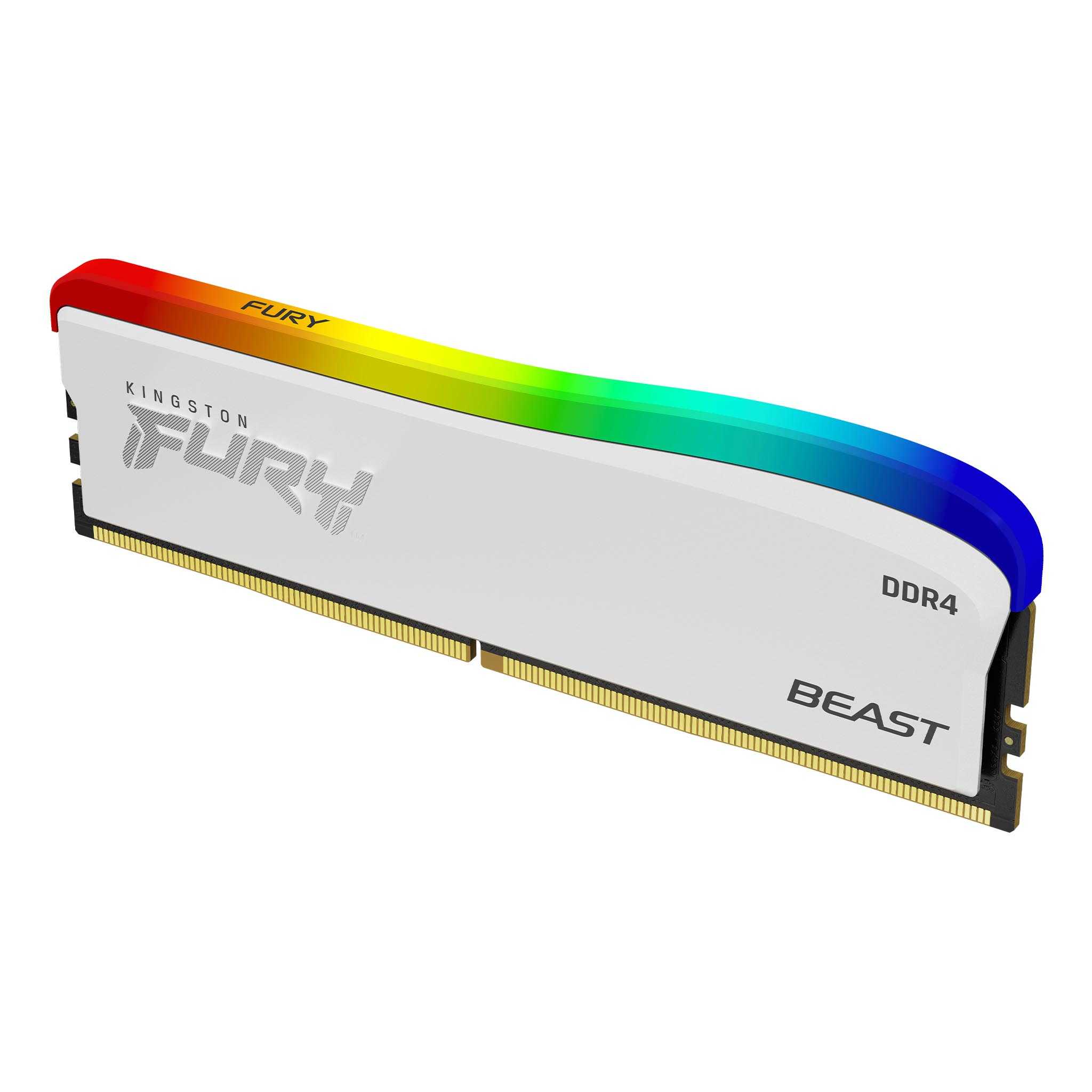 KINGSTON FURY Beast RGB SE 16GB DDR4-3600MHz DIMM, KF436C18BWA/16