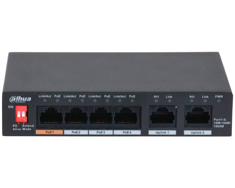 Dahua PFS3006-4GT-60-V2 4port PoE switch