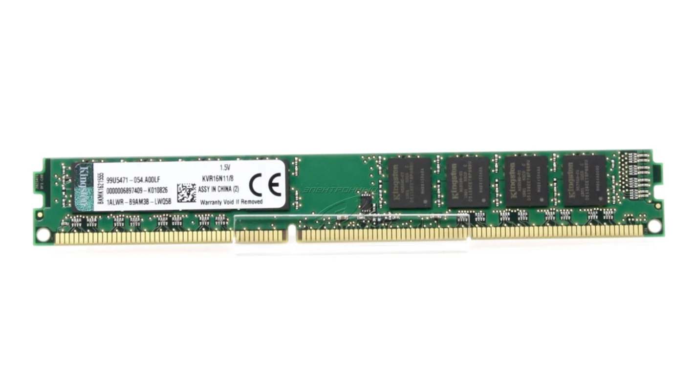 Kingston 8GB DDR3-1600MHz, KVR16N11/8