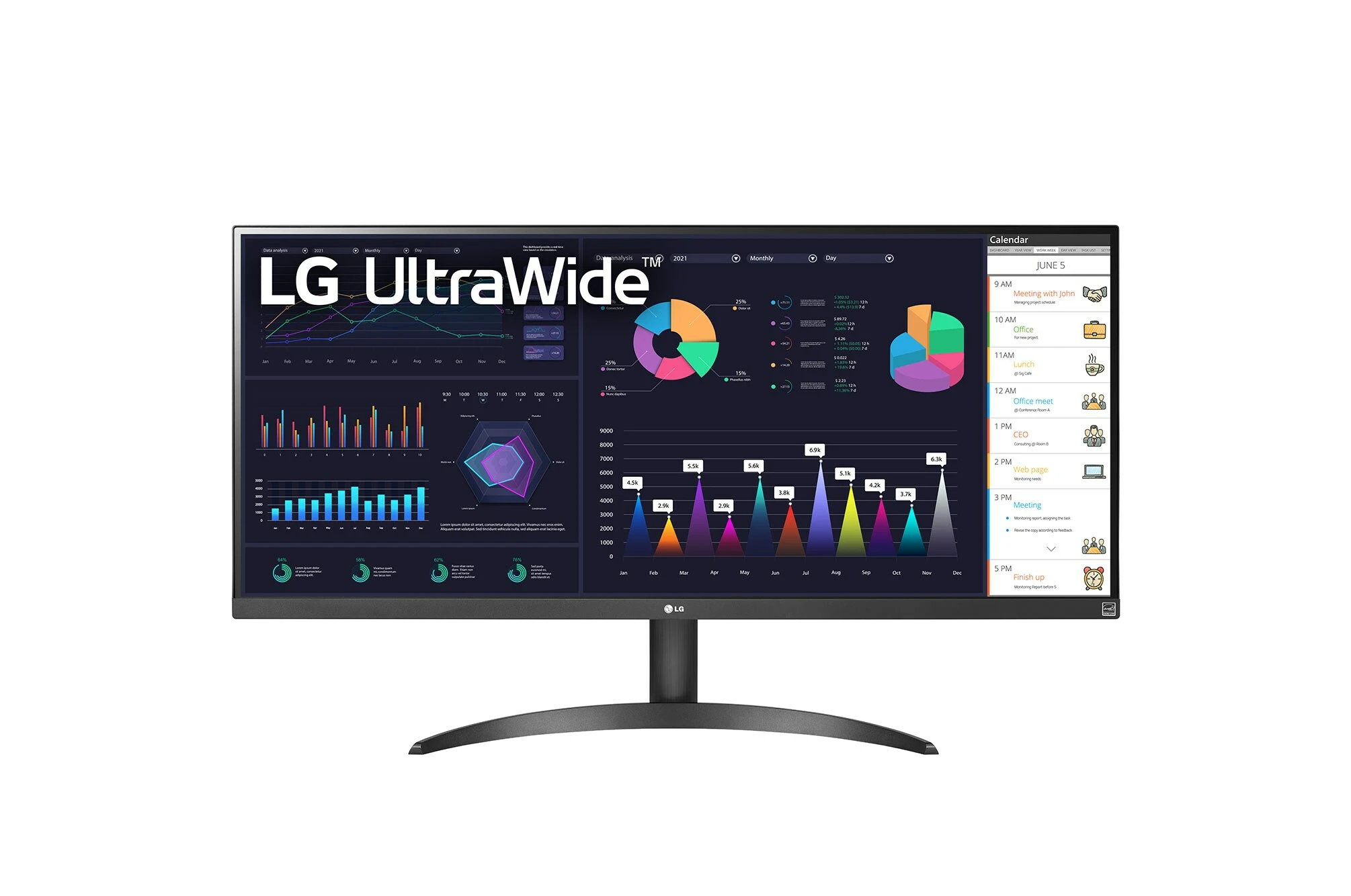 LG Monitor 34" 34WQ500-B.AEU