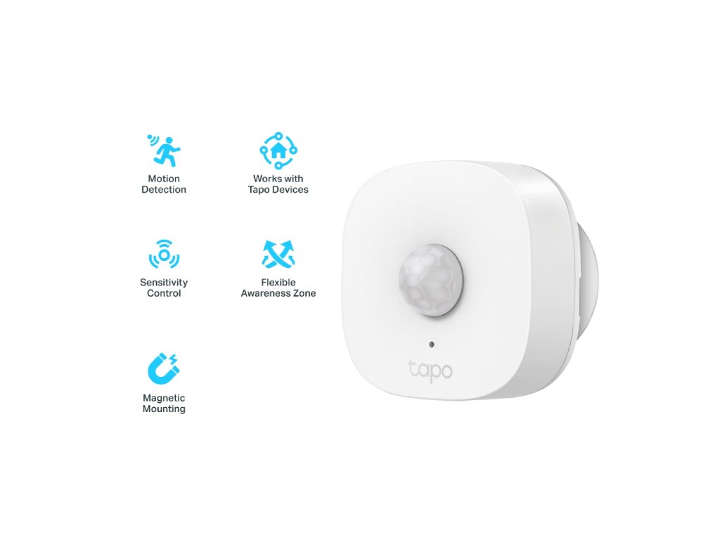 TP-LINK Senzor pokreta Tapo T100/bela,Mreža smart home,4897098682944